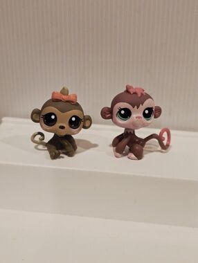 Littlest Pet Shop LPS Monkey Figure Set